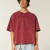 Tungvikt Baggy Crop Varsity grafisk fotbollströja