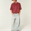 Tungvikt Baggy Crop Varsity grafisk fotbollströja