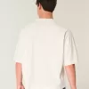 Tungvikt Baggy Crop Varsity grafisk fotbollströja