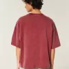 Tungvikt Baggy Crop Varsity grafisk fotbollströja