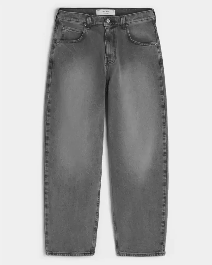 Tvättade grå skater baggy jeans Tvättade grå skater baggy jeans