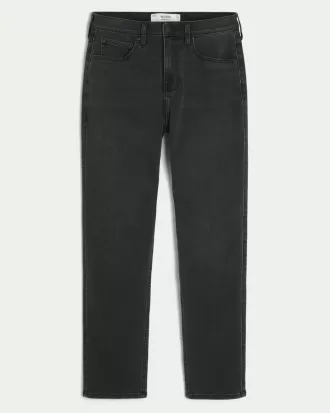 Tvättade svarta atletiska skinny jeans