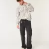 Tvättade svarta Baggy Cargo Jeans Tvättade svarta Baggy Cargo Jeans