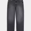 Tvättade svarta baggy jeans Tvättade svarta baggy jeans