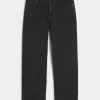 Tvättade svarta baggy jeans Tvättade svarta baggy jeans