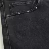 Tvättade svarta dubbade baggy jeans Tvättade svarta dubbade baggy jeans