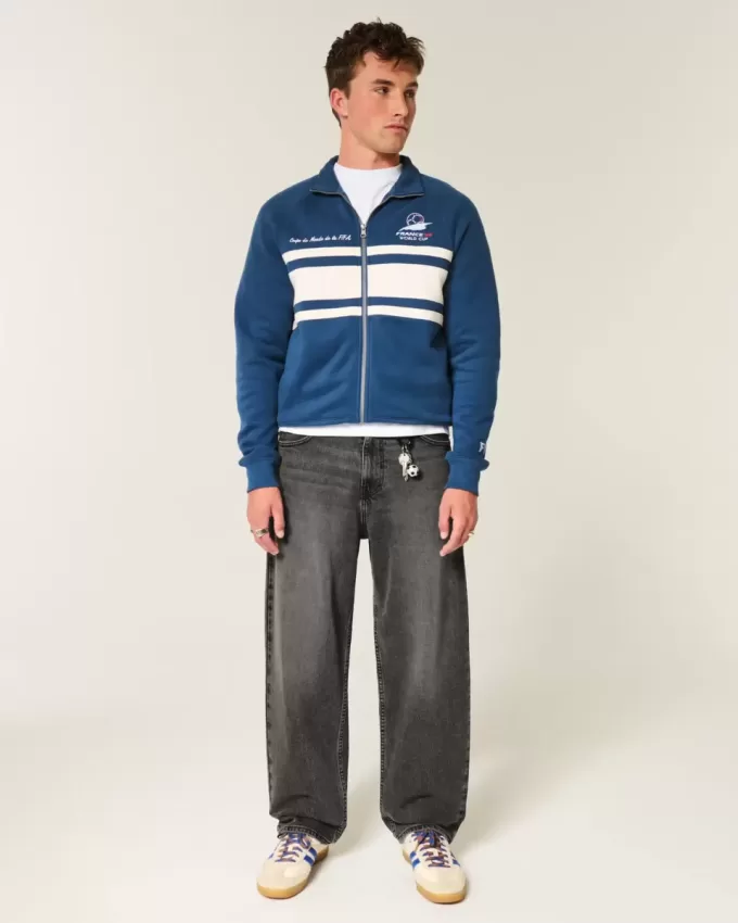 Tvättade svarta skater baggy jeans Tvättade svarta skater baggy jeans