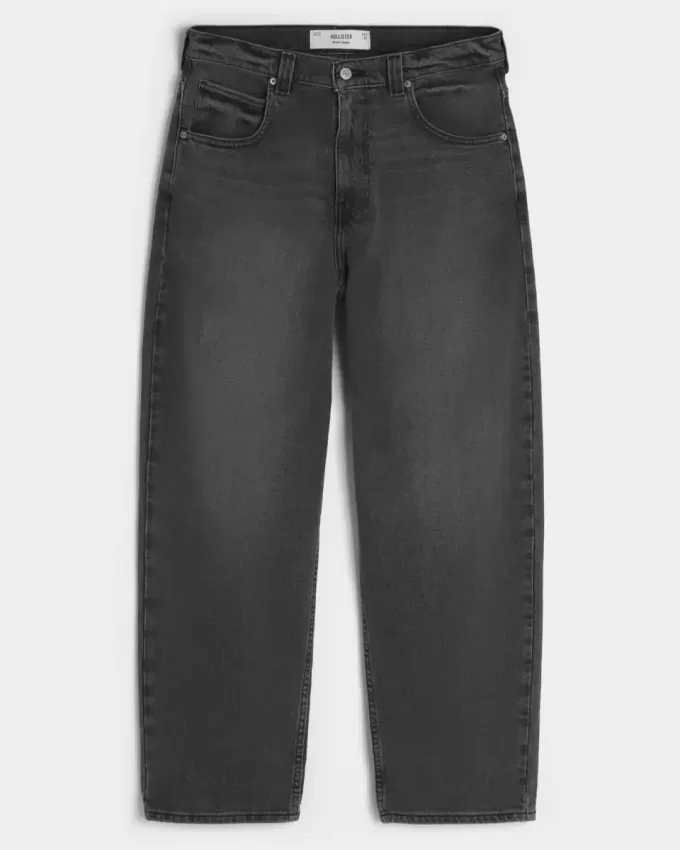 Tvättade svarta skater baggy jeans Tvättade svarta skater baggy jeans