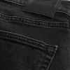 Tvättade svarta slimmade raka jeans Tvättade svarta slimmade raka jeans