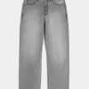 Tvättade svarta utsmyckade grafiska baggy jeans Tvättade svarta utsmyckade grafiska baggy jeans