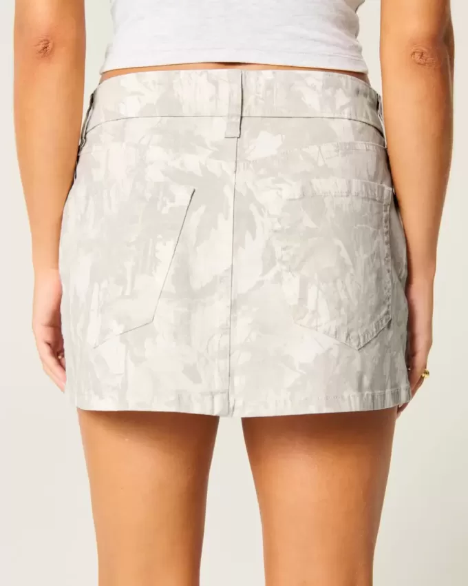 Twill Camo minikjol