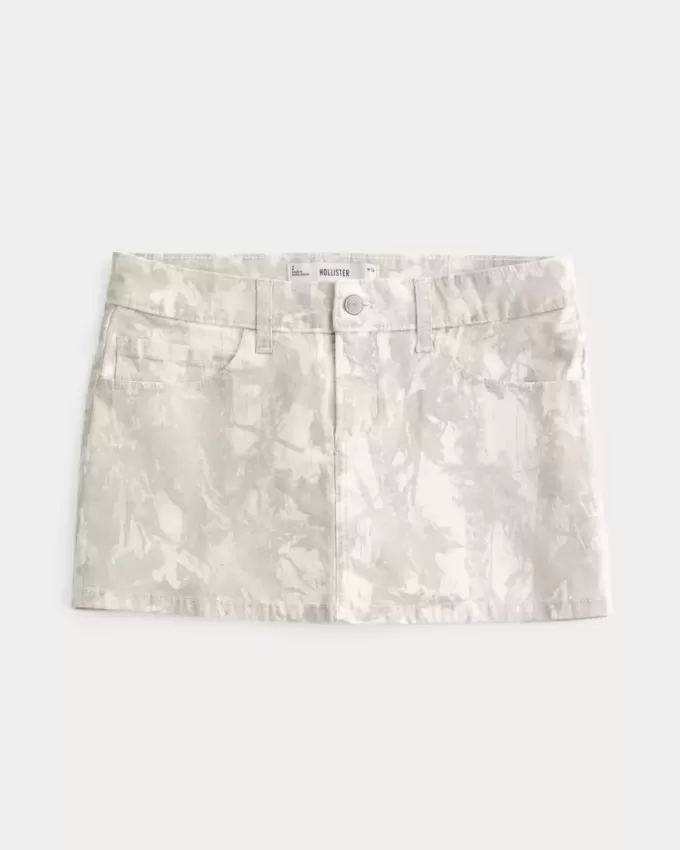 Twill Camo minikjol