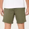 Twill Pull-On Shorts 7″ Twill Pull-On Shorts 7″