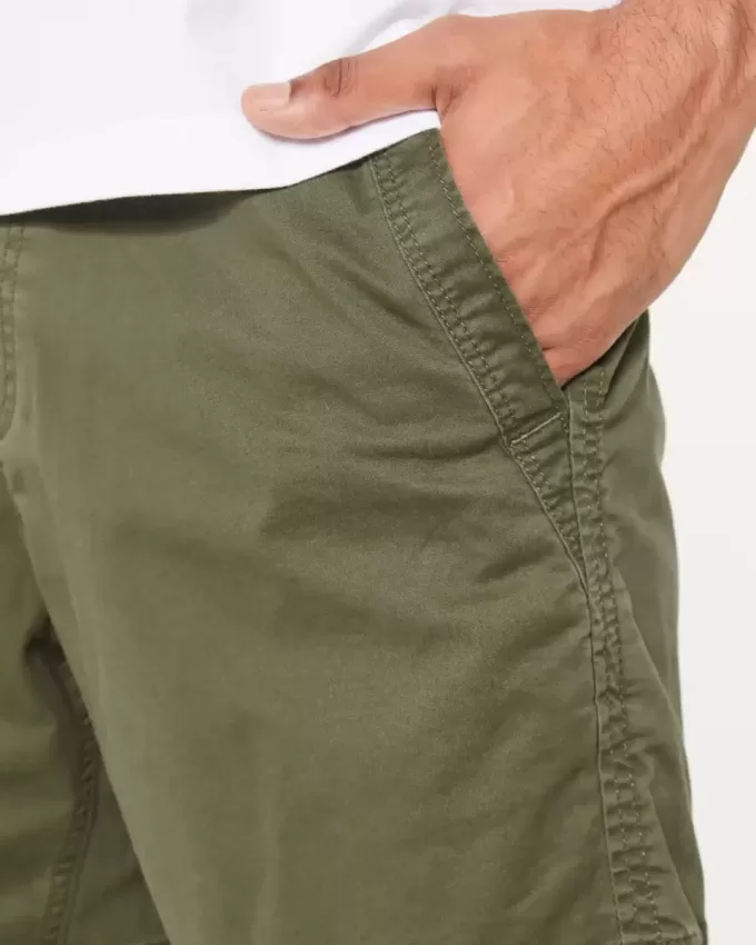 Twill Pull-On Shorts 7″ Twill Pull-On Shorts 7″