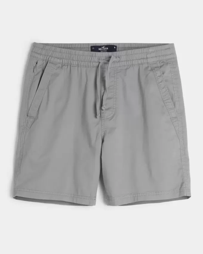 Twill Pull-On Shorts 7″ Twill Pull-On Shorts 7″