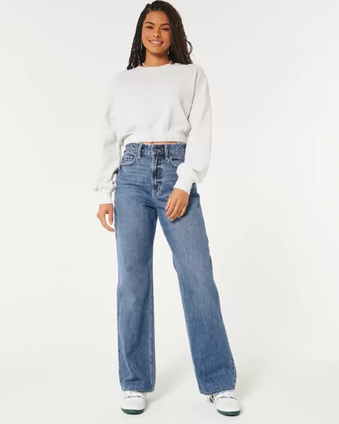 Ultra High-Rise Medium Wash Baggy Jeans Ultra High-Rise Medium Wash Baggy Jeans