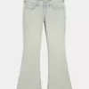 Ultra Low-Rise Light Wash Flare Jeans Ultra Low-Rise Light Wash Flare Jeans