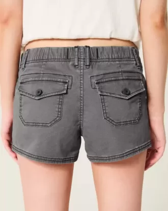 Ultra Low-Rise Twill Mini Shorts Ultra Low-Rise Twill Mini Shorts