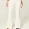 Ultra Low-Rise White Broderade Pocket Flare Jeans Ultra Low-Rise White Broderade Pocket Flare Jeans