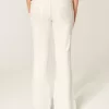 Ultra Low-Rise White Broderade Pocket Flare Jeans Ultra Low-Rise White Broderade Pocket Flare Jeans