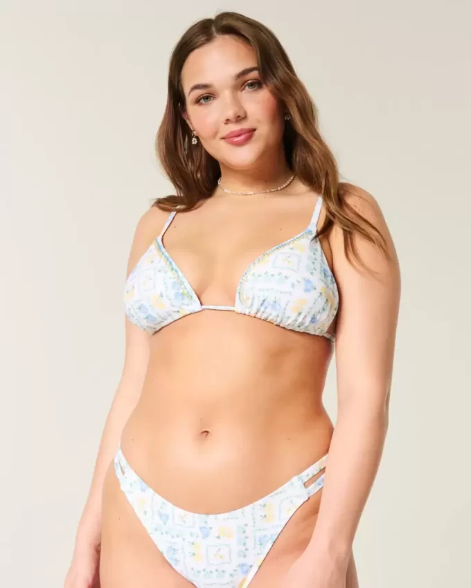 Utsmyckad Triangel Bikinitopp