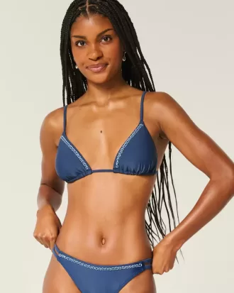 Utsmyckad Triangel Bikinitopp