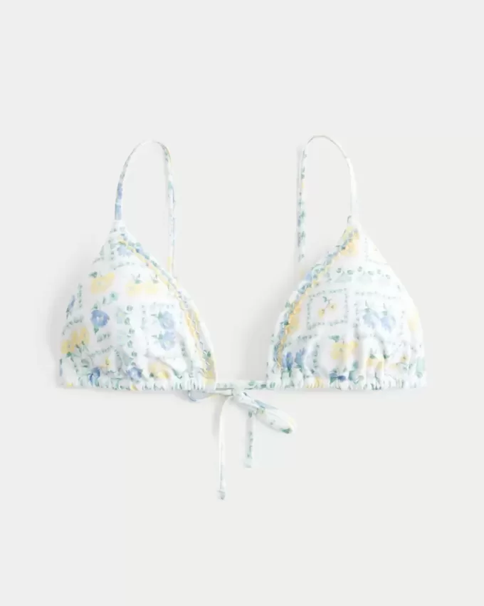 Utsmyckad Triangel Bikinitopp
