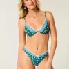 V-midja High-Leg Fräckaste bikinibotten