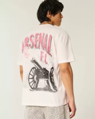 Överdimensionerad Arsenal grafisk t-shirt