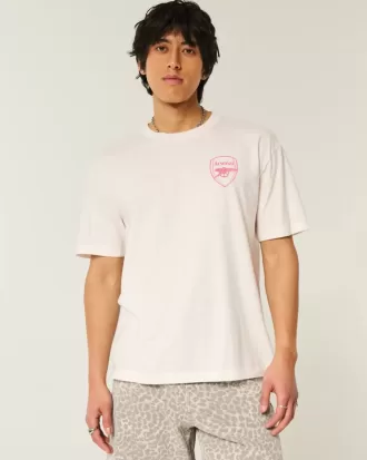 Överdimensionerad Arsenal grafisk t-shirt