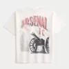 Överdimensionerad Arsenal grafisk t-shirt Överdimensionerad Arsenal grafisk t-shirt