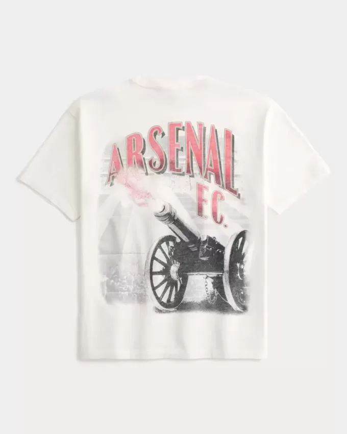 Överdimensionerad Arsenal grafisk t-shirt Överdimensionerad Arsenal grafisk t-shirt