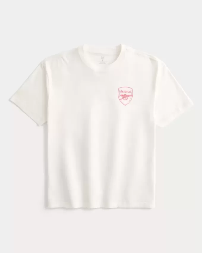 Överdimensionerad Arsenal grafisk t-shirt Överdimensionerad Arsenal grafisk t-shirt