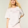 Överdimensionerad Brooklyn Speedway grafisk t-shirt Överdimensionerad Brooklyn Speedway grafisk t-shirt
