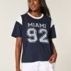 Överdimensionerad Miami Graphic Tee Överdimensionerad Miami Graphic Tee