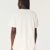 Överdimensionerad Saint Thomas Racquet Club grafisk t-shirt Överdimensionerad Saint Thomas Racquet Club grafisk t-shirt