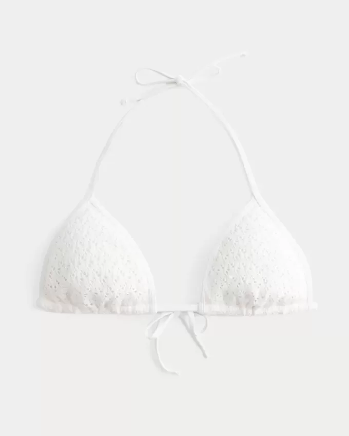 Virkad paljett Triangel Bikinitopp Virkad paljett Triangel Bikinitopp