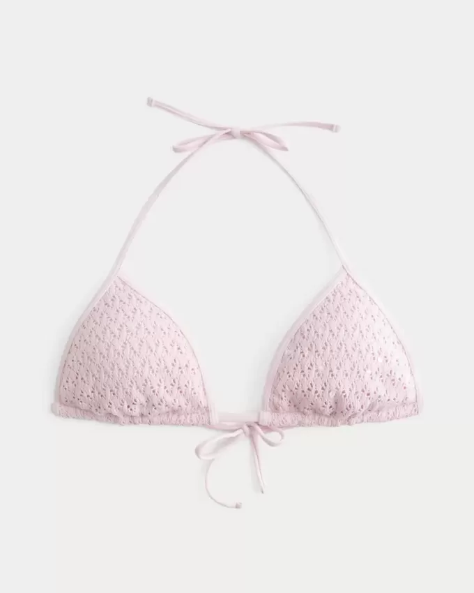 Virkad paljett Triangel Bikinitopp Virkad paljett Triangel Bikinitopp