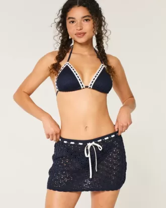 Virkad Pull-On Cover Up-kjol
