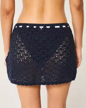 Virkad Pull-On Cover Up-kjol