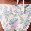Virkad stil blandad bikinibotten med höga ben Virkad stil blandad bikinibotten med höga ben