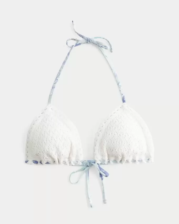 Virkad Triangel Bikinitopp Virkad Triangel Bikinitopp