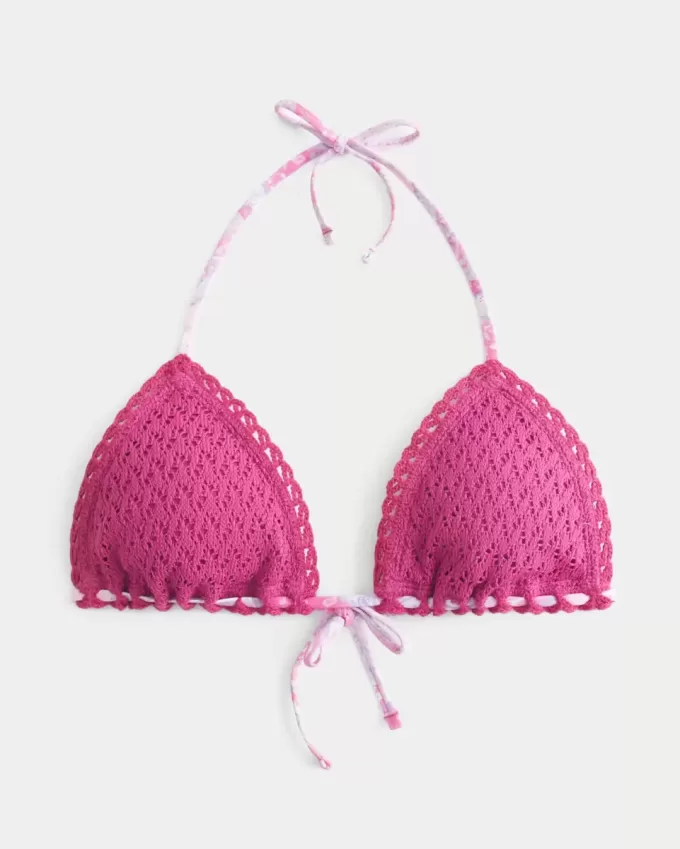 Virkad Triangel Bikinitopp Virkad Triangel Bikinitopp