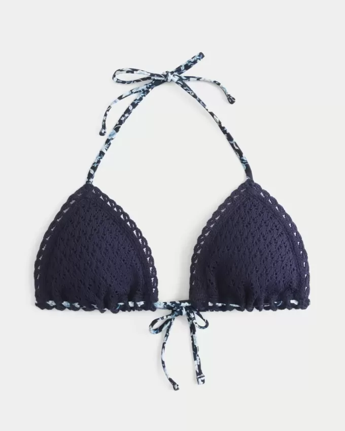 Virkad Triangel Bikinitopp Virkad Triangel Bikinitopp