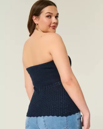 Virkad tröja Tube Top