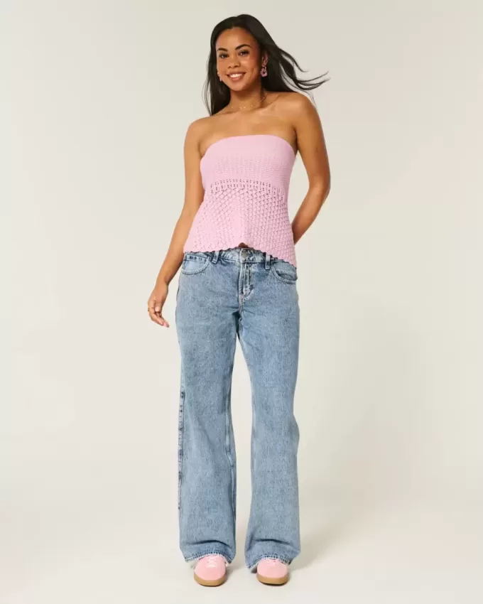Virkad tröja Tube Top Virkad tröja Tube Top