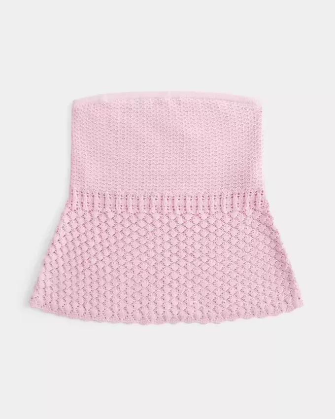 Virkad tröja Tube Top Virkad tröja Tube Top