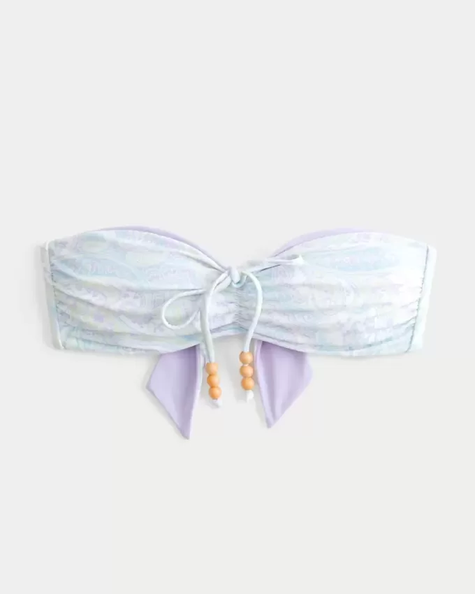 Vändbar Bandeau Bikinitopp