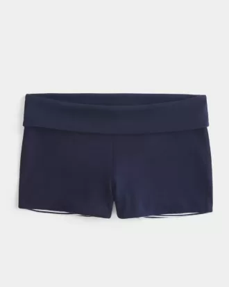 Vändbara stickade shorts