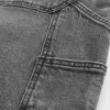 Washed Black Denim Baggy Painter Shorts Washed Black Denim Baggy Painter Shorts